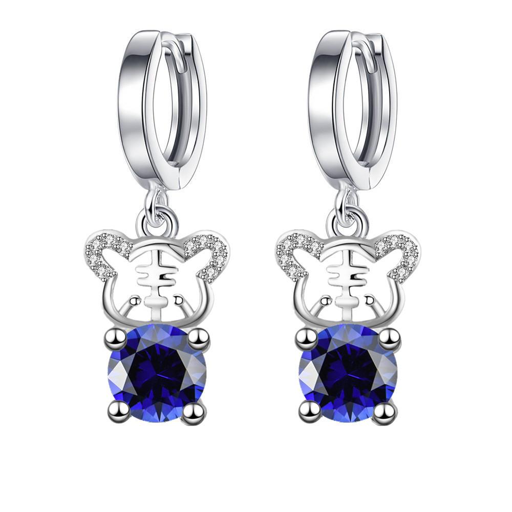 

Новые европейские и северные серьги с тигром и бриллиантами Cool Wind Advanced Sense EK-17