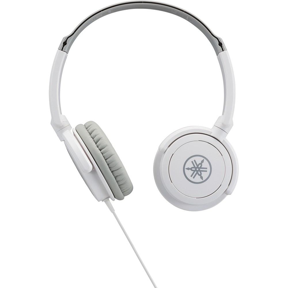 YAMAHA HPH-100WH Headphones White Powerful Sound Rich Tone Long-lasting Comfort Stereo Plug Adapter Included