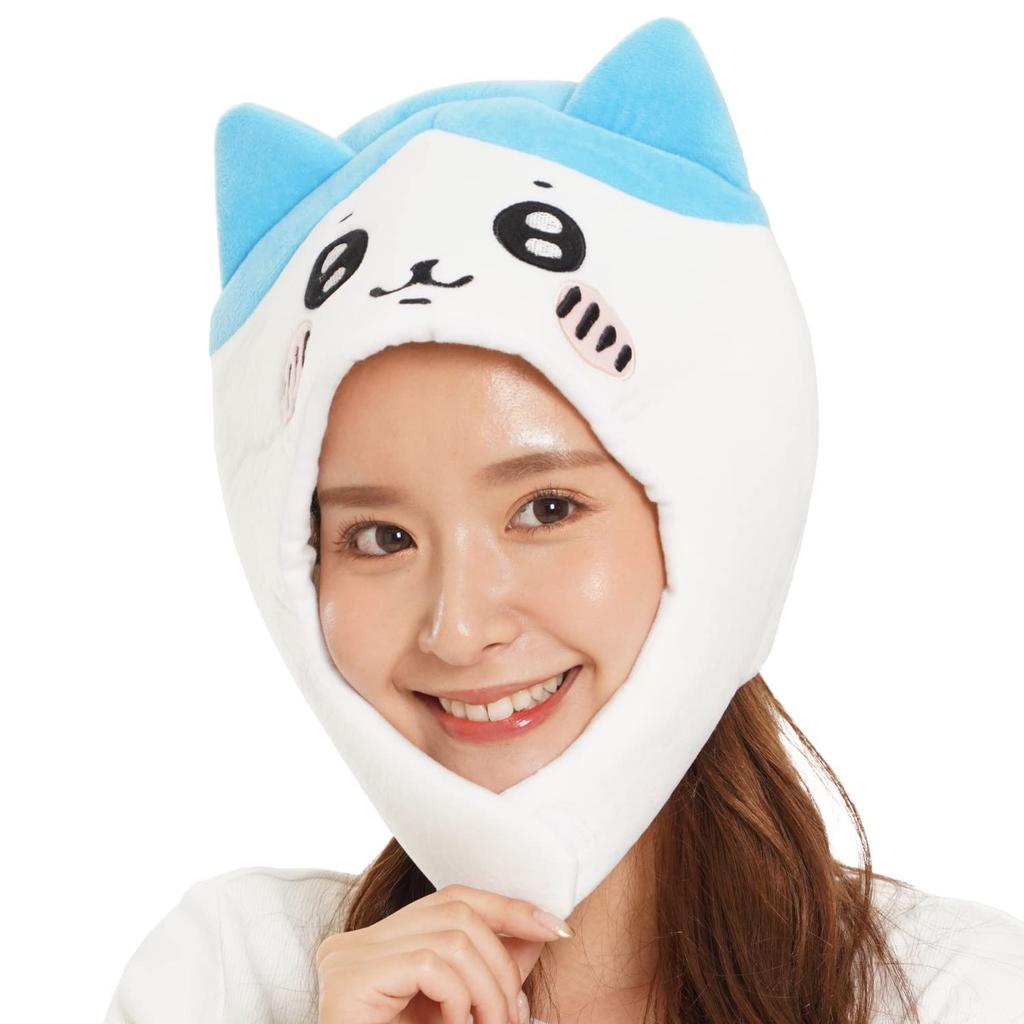 SAZAC Fleece Kigurumi Cap Chikawa Adult One Size Fits Most [SAZAC] [Hachiware]