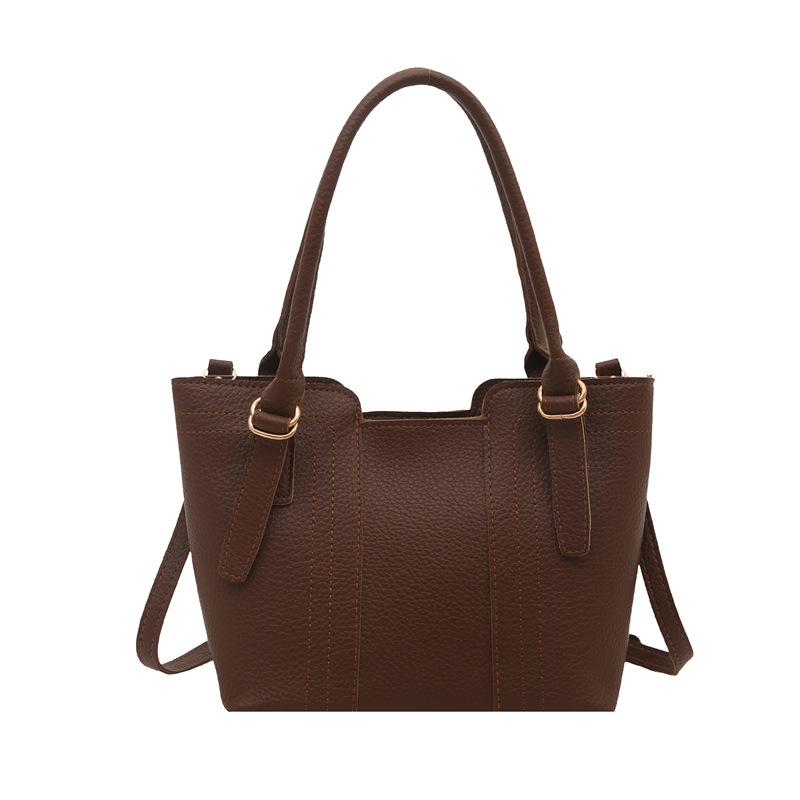 Korean Version of the Senior Texture Ladies Commuter Handbag - Soft Durable Crossbody Bag Casual Fashion Chic Senior Sense of High Value Bag