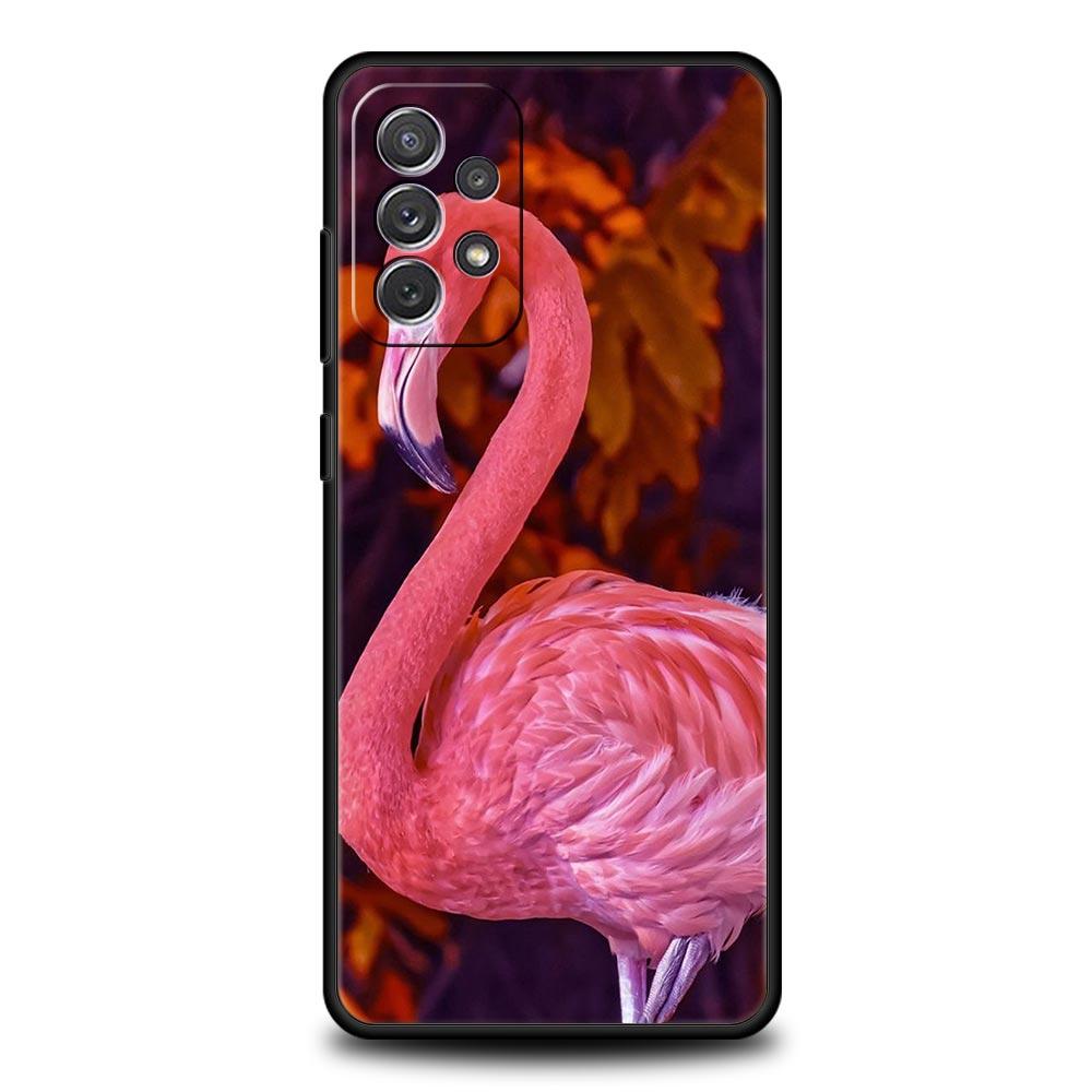 Pink Red Flamingo Phone Case For Samsung Galaxy A51 A71 A21S A12 A11 A31 A41 A01 A03s A52 A32 A22 A13 A23 A33 A53 A73 5G Cover