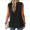 Women's Suit Vest Solid Color Office Casual Top Cardigan Loose Simple Coat for Women