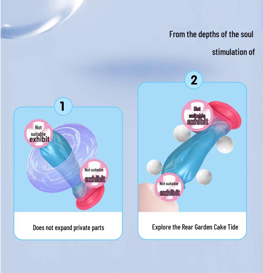 Super Soft Thick Dildo with Big Head - Female Short Masturbator & Anal Plug for Erotic Play