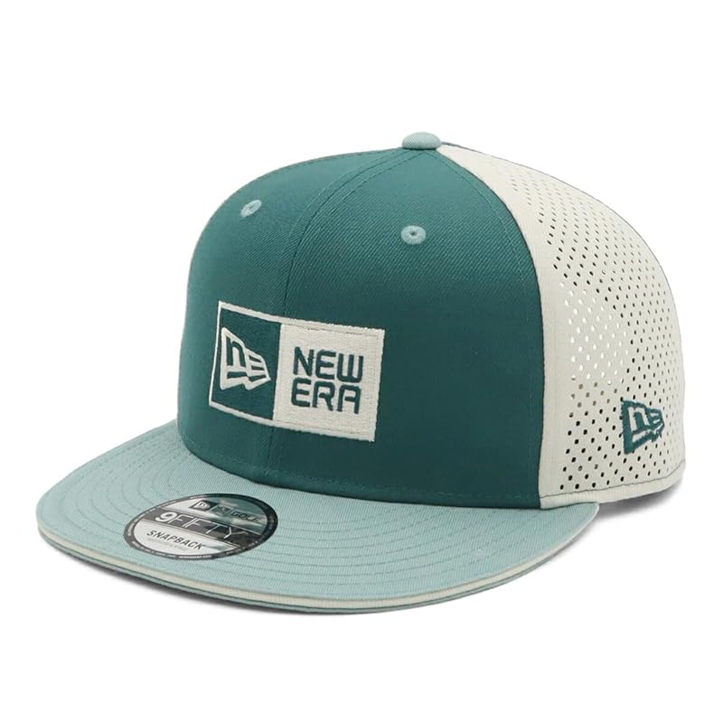 

[New Era] golf cap 9FIFTY Punching processing pine needle green M/L GF 950 BOX LOGO LASER P TLI COL 14409960 NER36G7163