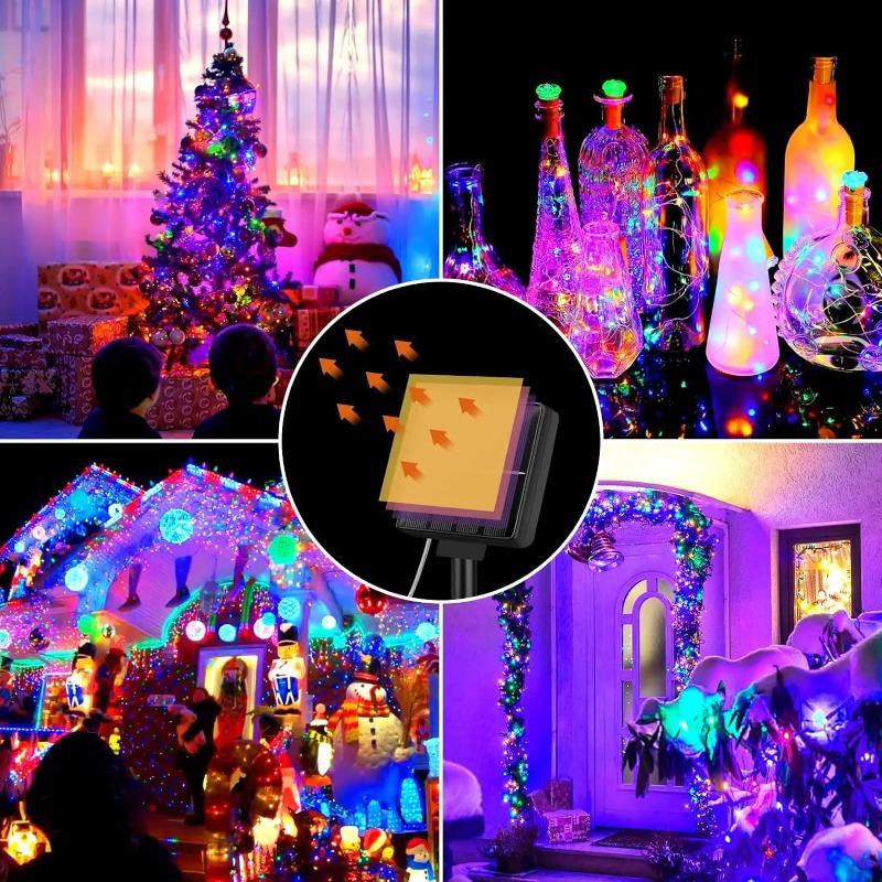 300 LED Solar Light Outdoor Lamp String Lights For Holiday Christmas Party Waterproof Fairy Lights Garden Garland Copper