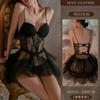 Erotic Underwear, Sexy Lace Seductive Nightgown, Waistcoat, Puffy Skirt, Hoop Gathering Pajamas, Women's Set 8953