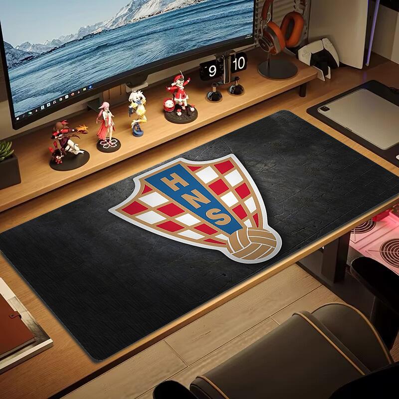 Croatia National Football Team Print Cushion Non-slip Laptop Tablet Big Mousepad XXL Mat Mini PC Playmat With Lock edge
