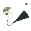 Supplies Retro Metal Chinese Style Tassel Pendant Book Clip Painted Pagination Mark Brass Bookmark