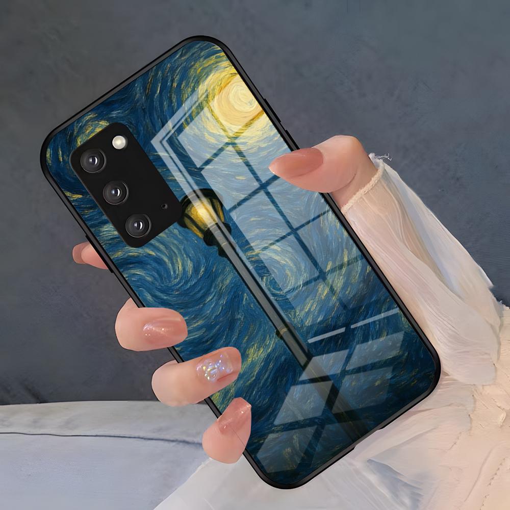 Van Gogh Oil Paintings Phone Case For Samsung S26 S25 Plus S20 S20 Plus S22 Ultra S23 FE S21 Plus S21 Ultra Glass Cover