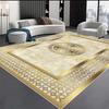 Nordic Golden Geometry Carpets for Living Room Home Bedroom Decoration Rug Luxury Parlor Study Decor Rugs Sofa Table Beside Mats
