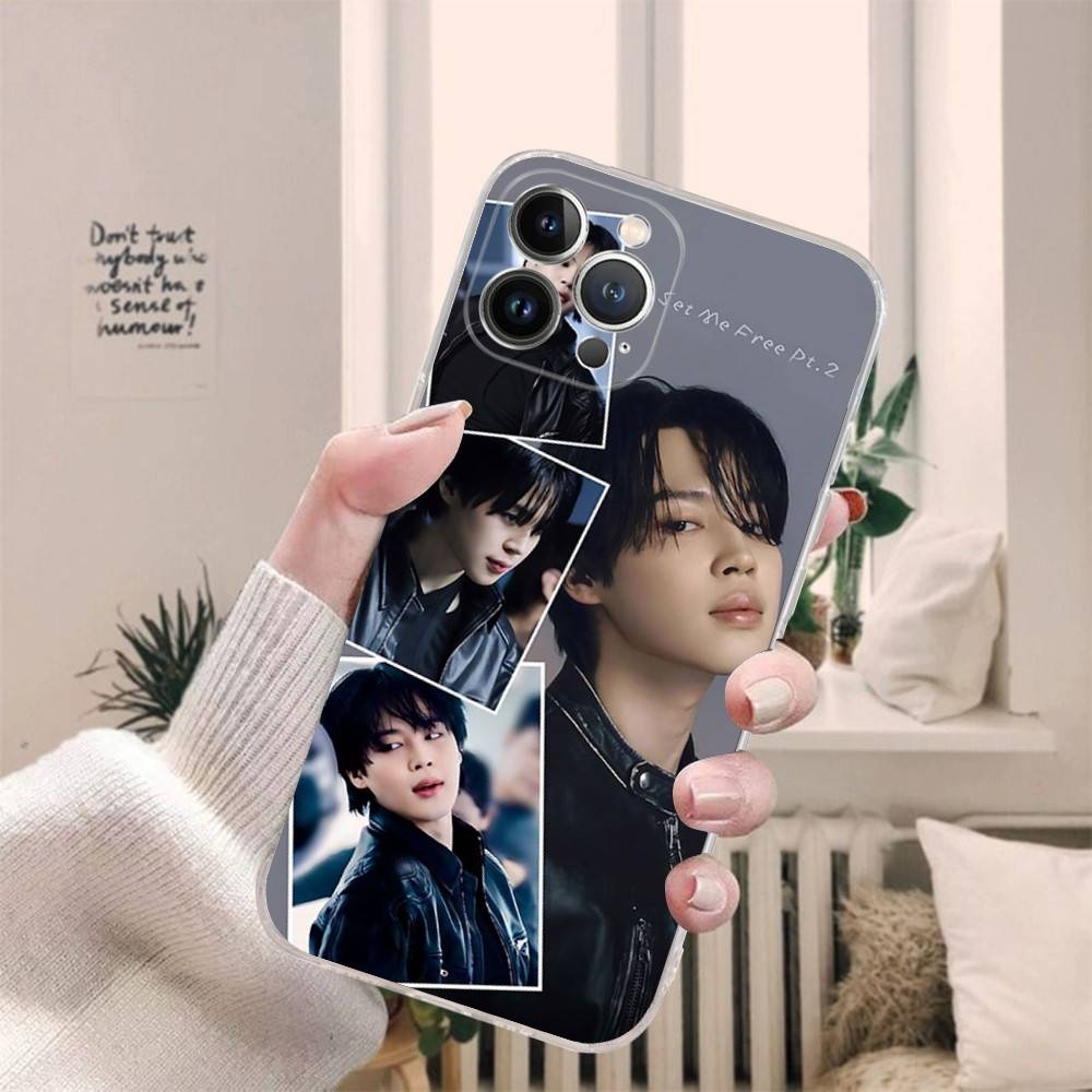 Singer J-Jimin Kpop MUSE For IPhone 17 16 15 14 13 12 Mini 11 Pro Max Transparent Case