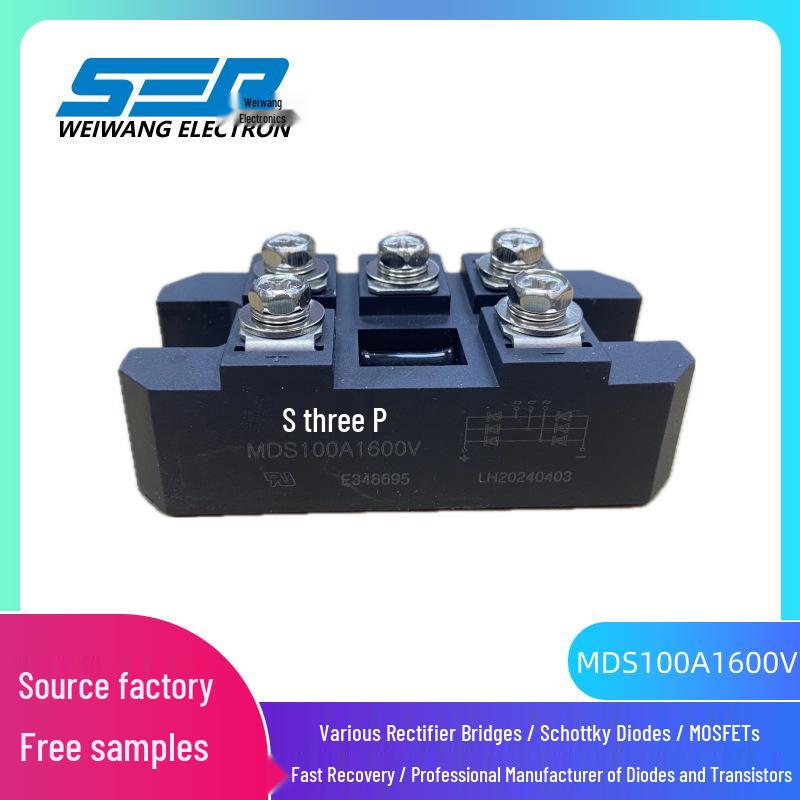 

SEP MDS100-16 Three-Phase Rectifier Bridge Module 100A 1600V
