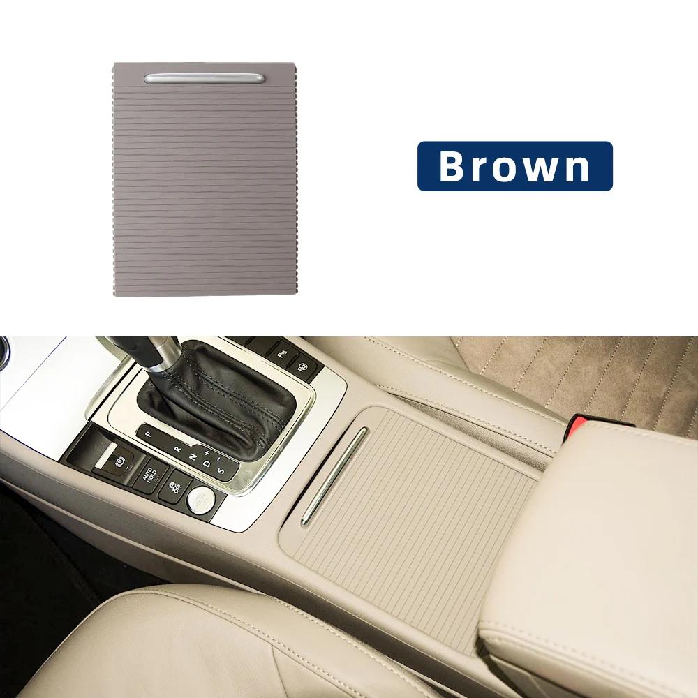 Car Console Drink Armrest Center Console Cup Holder Roller Cover Water Cup Holder Panel Cap Replacement For Passat B6 B7 CC
