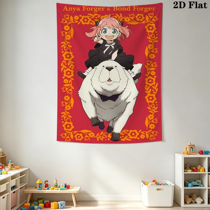Anya Dog Tapestry Tapestry Wallmounted Background Cloth Work Of Art Atmospheric Background Cloth Home Decor