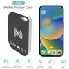Ultra Thin Airtag Tracking Card Wireless Charging Smart Tag Gps Locator Anti-Lost Wallet Tracker Cards for Apple Find My Device