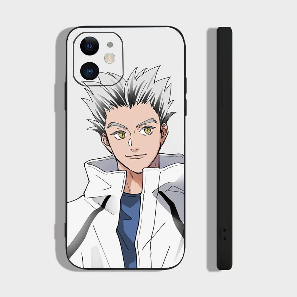 Custodia per Telefono Anime Kotaro Bokuto Per IPhone 17 Air 16 15 14 13 Pro Max 11 12 Copertura Nera in Silicone