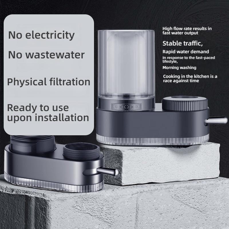 Home Kitchen Faucet Tap Water Purifier Physical Filtering System Faucet Type Water Purifier Can Clean Ceramic Filter Element