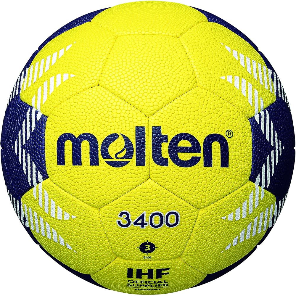 Molten A3400 Handball Size 3 Yellow for High School and Above Male Players