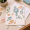 Musical Notes Dies Cuts for Card Making,Cutting Dies, Metal Die Cutting Mold, Scrapbooking Dies, DIY Etched Embossing Stencil for Craft