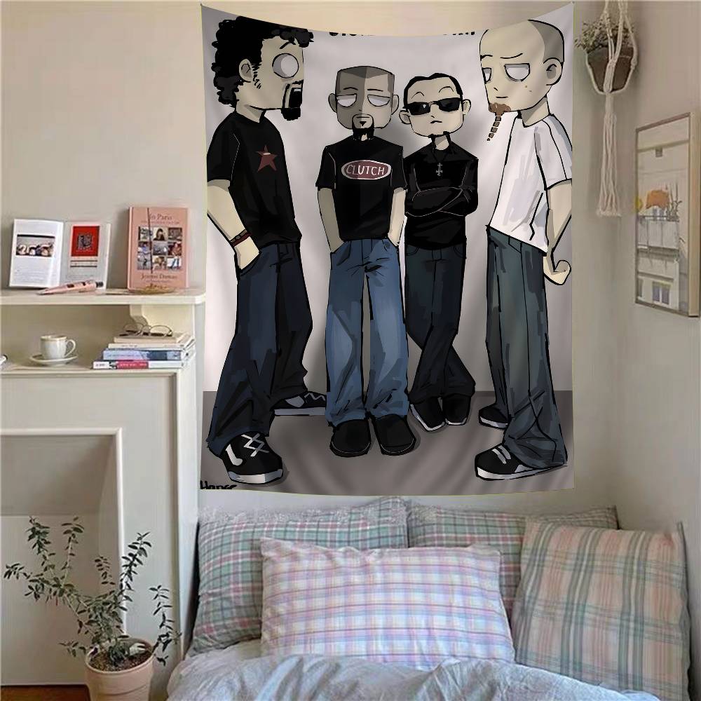 System of a Down Band Hippie Wandkleed Wandtapijten Bohemien Wandtapijten Mandala INS Huisdecoratie