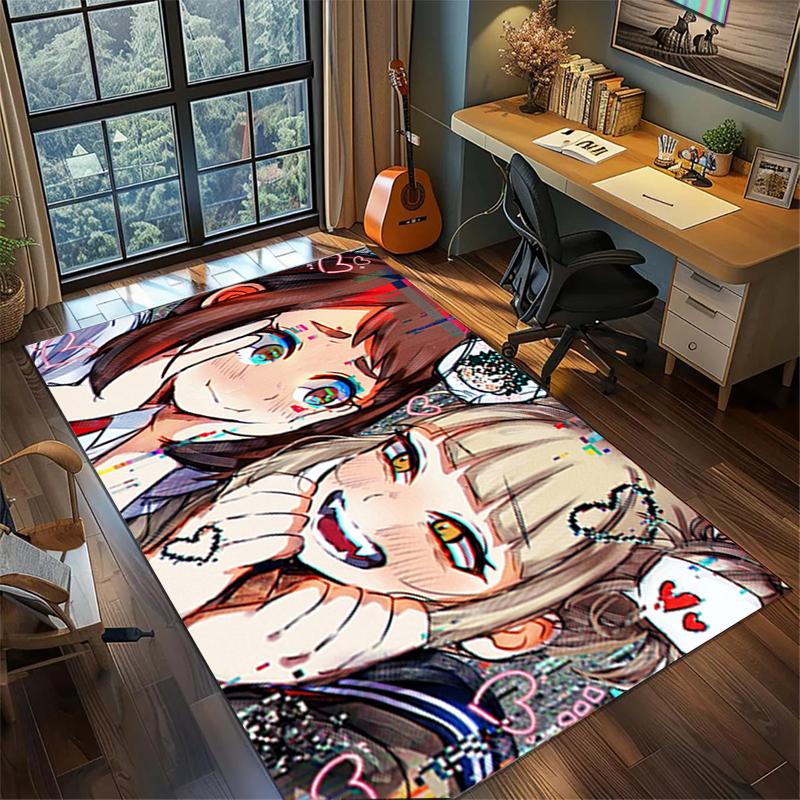 My Hero Academia Washable Area Rug Non Slip Large Carpet Gamer Room Bedroom Decor