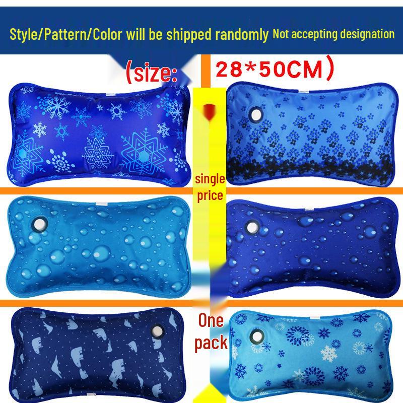 Large Water-Filled Cooling Ice Pillow for Adults & Students