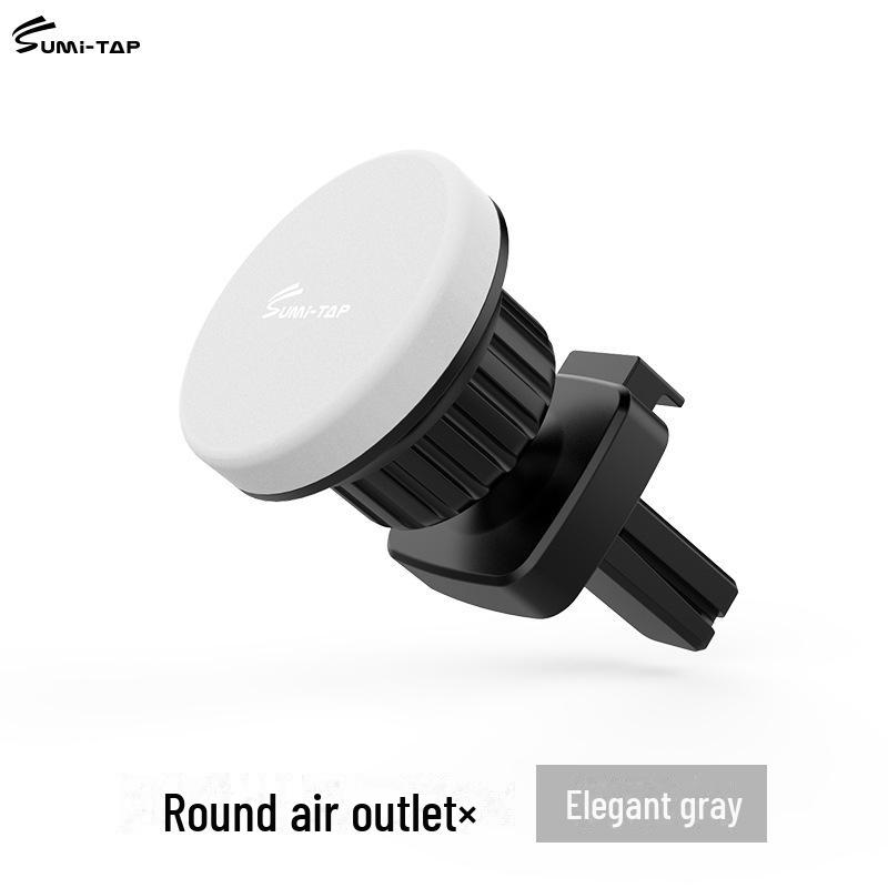

Магнитный автомобильный держатель телефона Sumitap с изогнутым основанием на липучке Round Air Outlet Set