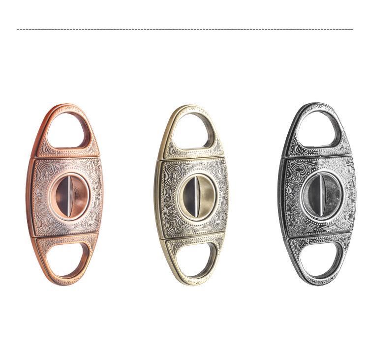 Light Luxury V-Cut Cigar Cutter: Sharp, Portable Cigar Knife, Ideal Men's Smoking Accessory