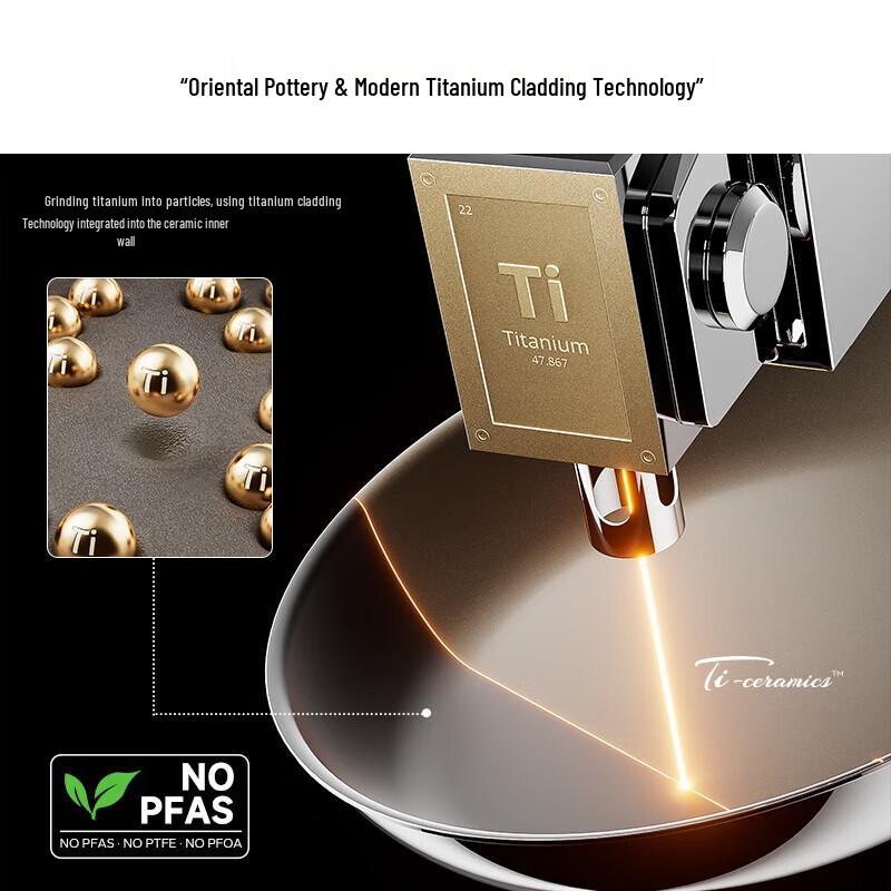 Red Chef Tri-Ply 28cm Ceramic Non-Stick Frying Pan