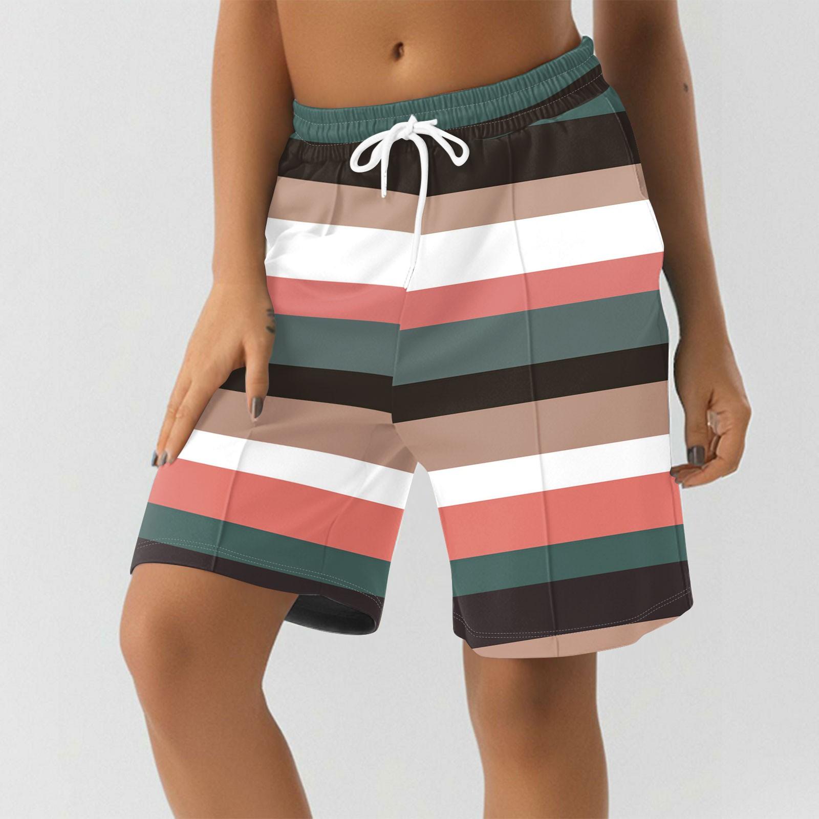 

Шорты для женщин с принтом, мягкие шорты для йоги и бега с карманами M