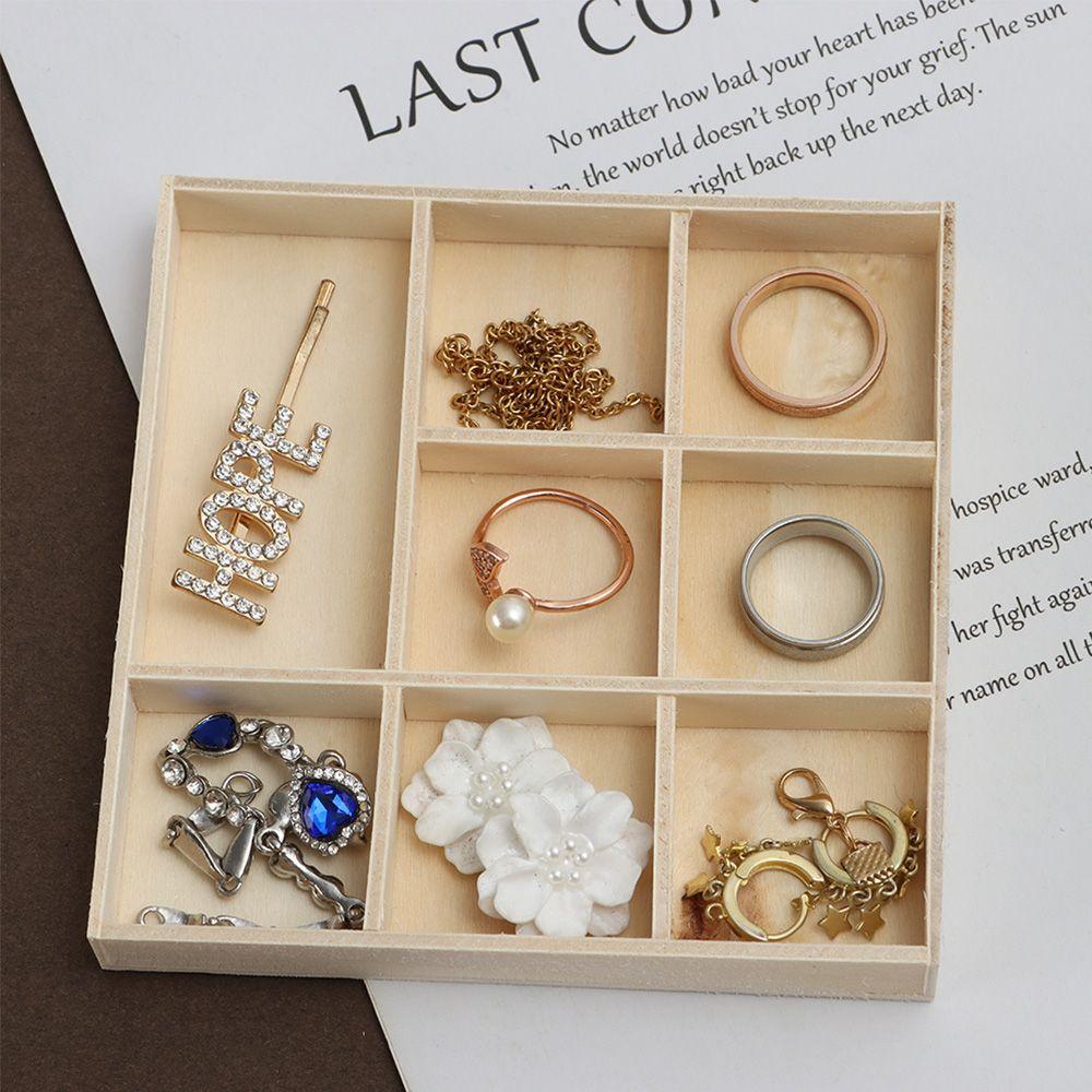 Schmuck Display Palette Lagerung Holz Box Desktop Organizer Bonsai Halter Blumentopf Holz Tablett