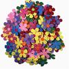 ABWR-300PCS Non Woven Felt Fabric Flower Wall Stickers DIY Party Decor For School Classroom Handmade