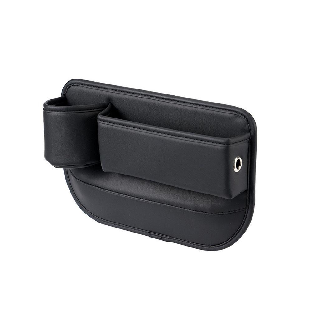 

Car Seat Gap Organizer High Quality PU Leather Gap Filler Storage Bag With Cup Holder Auto Interior Storage Box