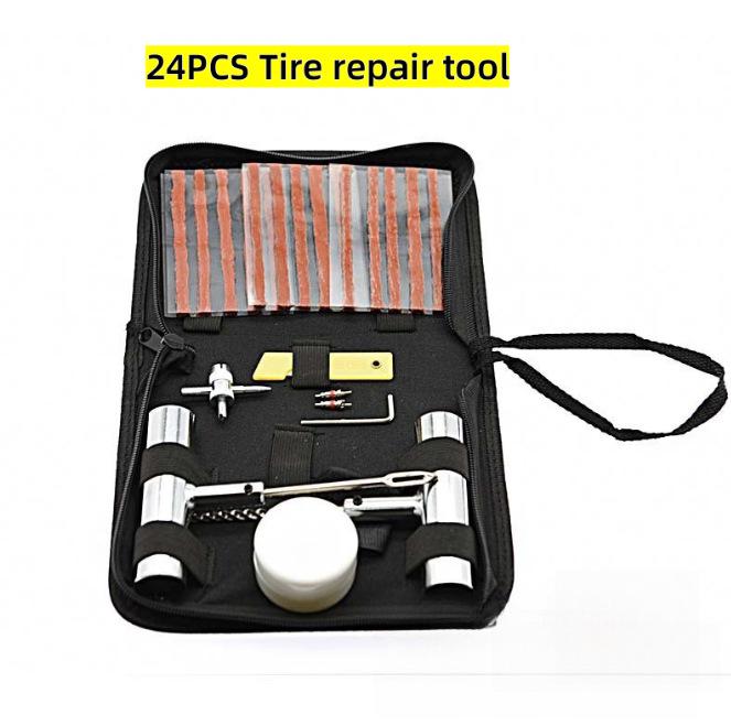 Universal Car Tire Quick Repair Kit - Emergency Outdoor Tool Set