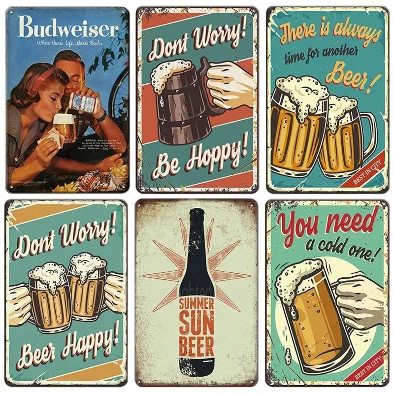 CHEERS Beer Funny Beer Vintage Sign Wall Decor for Bar Pub Club Man Cave Room Decor