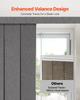 Panel Track Blinds Extendable Track 116 Cm To 218 Cm W Trimmable Dark Gray