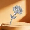 Carnation brooch women's high-end exquisite Mother's Day gift design flower corsage accessories