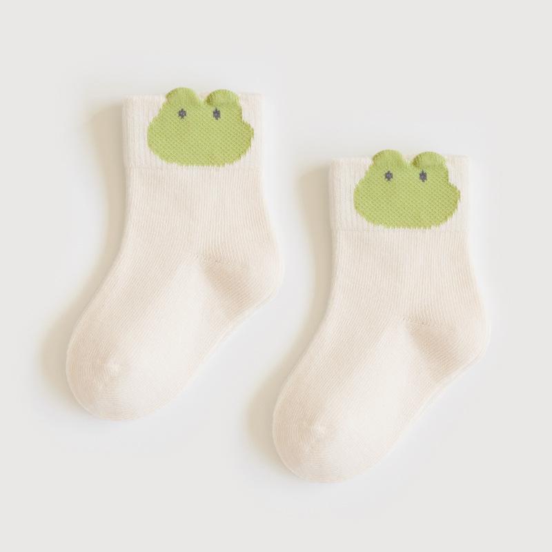 Kreslené bavlněné dětské ponožky: Bez kostic, Krátký, pro Novorozence do 3 let, Jaro a Podzim