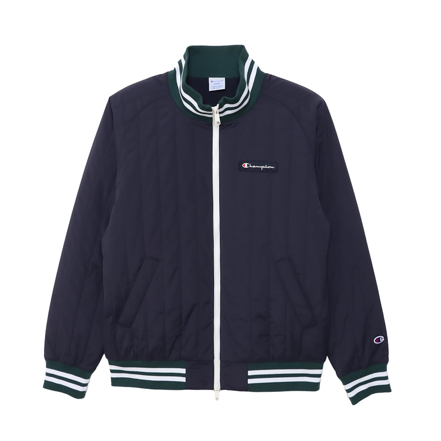 

Long Round Water Script Zip Navy [Champion] Jacket, Sleeve, Neck, Stretch, Thermal, Windproof, Repellent, Logo, Jacket, Men s Golf, C3-AG603, Темно-синій