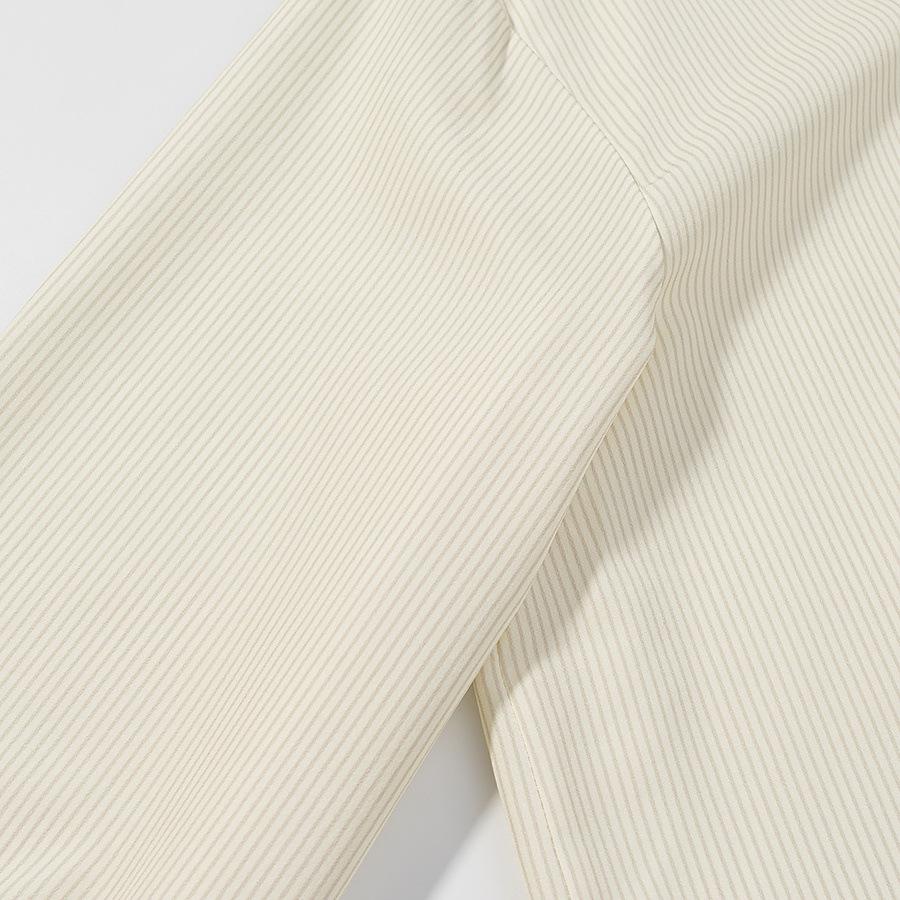Autumn Cross-Border French Style Striped Shirt & Straight-Leg Pants Set