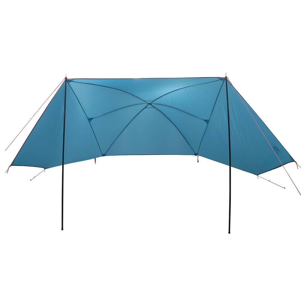 Car Canopy with Roof Blue 308 X 215 X 220 Cm Polyester and Steel
