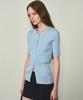 Citta Slim Ribbed Knit Cardigan_Ctk219(Aqua)