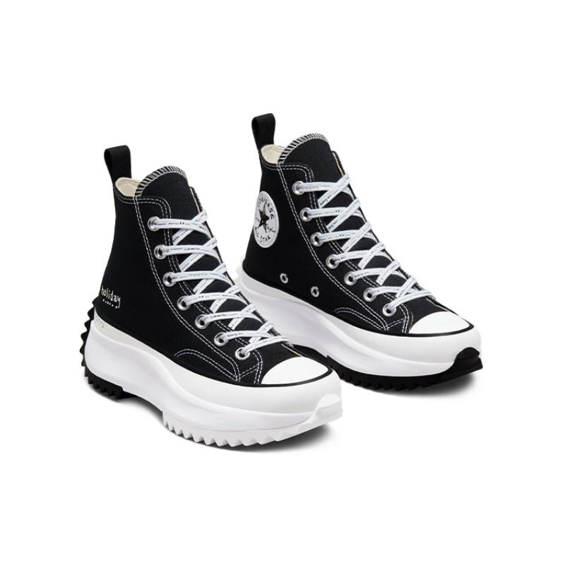 Converse Run Star Hike Platform High Top Espadrilles Unisex Black
