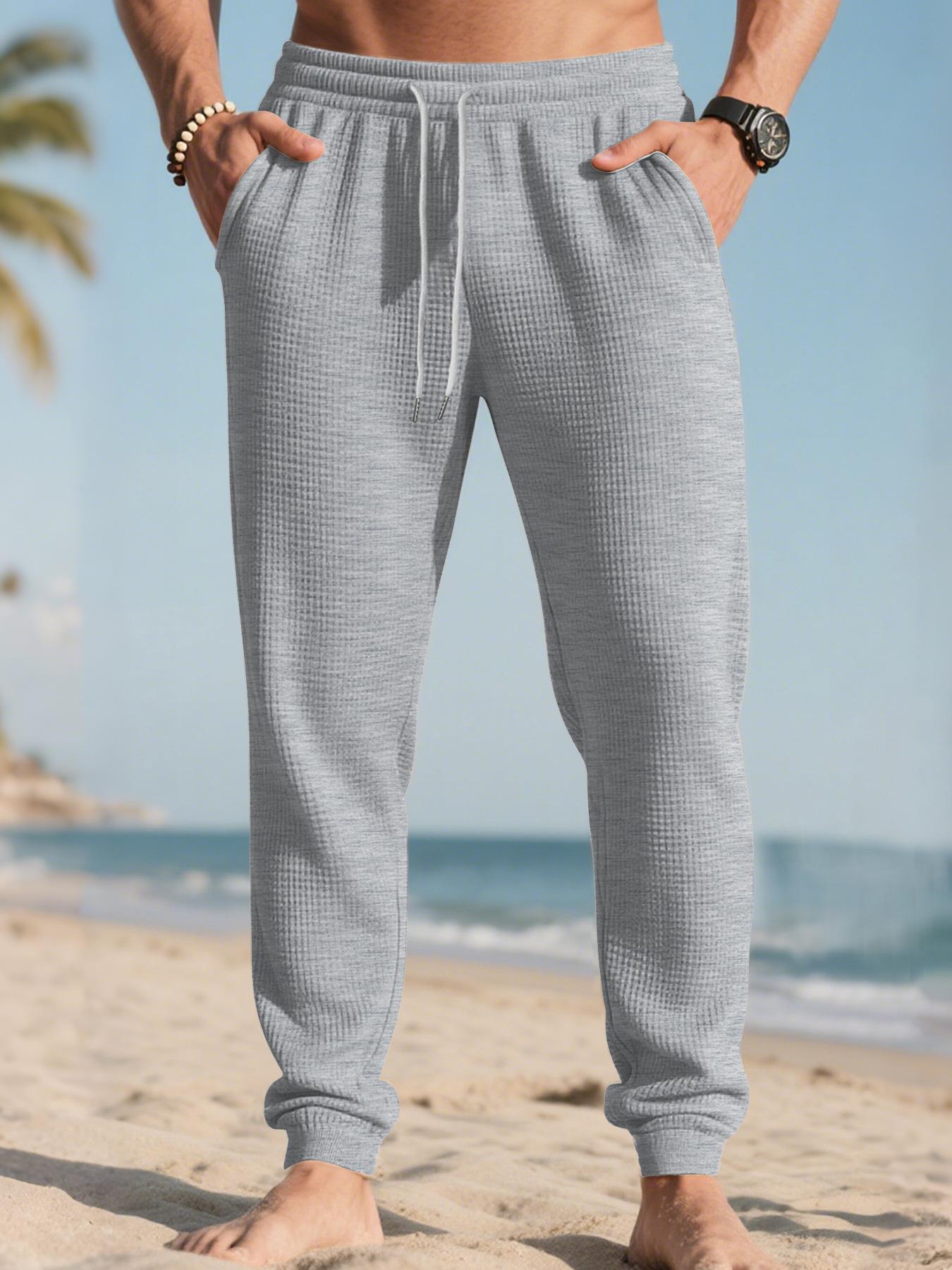 

25 Summer Men s Sports Leisure Fitness Bundle Tether Jacquard Loose Pants Basketball Running Pants XXXL світло-сірого кольору