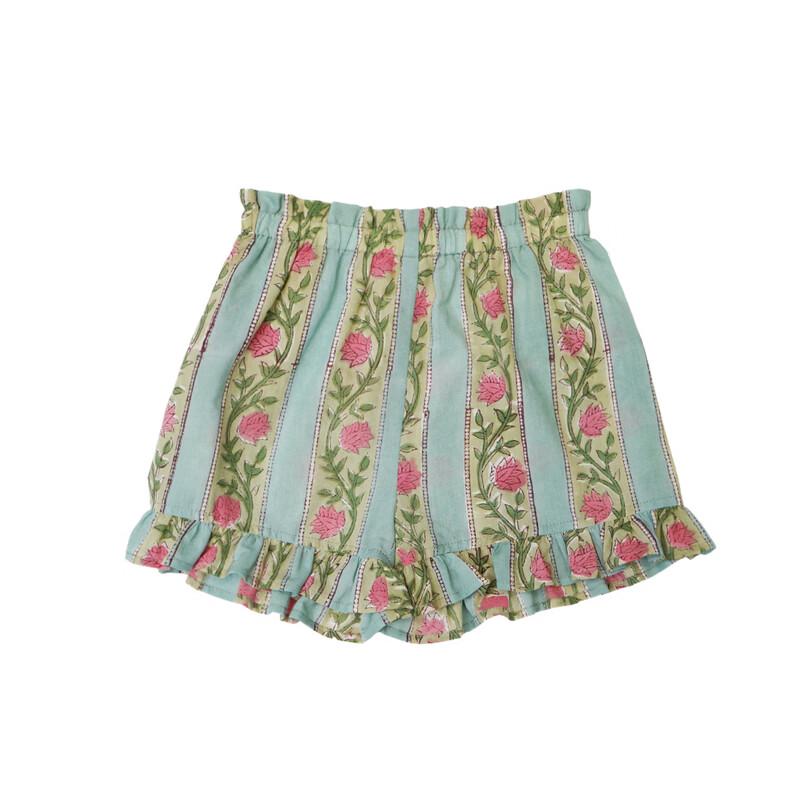 LELE JOVE Girls  2026 Summer Lightweight Breathable Print Shorts 80
