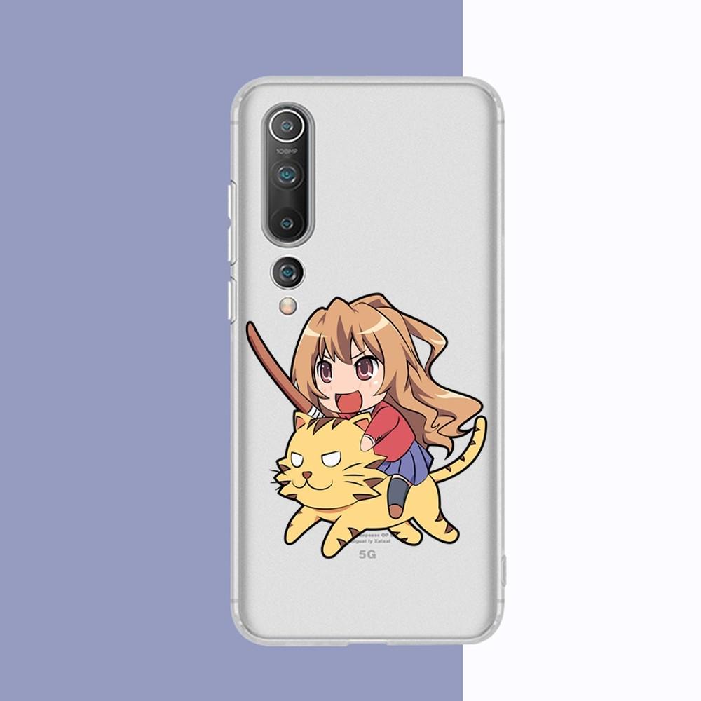 Toradora Taiga Aisaka anime Phone Case For Samsung S 20 21 22 23 for Redmi Note7 8 9 10 for Huawei P20 30 40 Clear Case