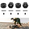 12mm  Couplers Black for Improved Grip and Precisions Remote Control Vehicles Wheel Clamp