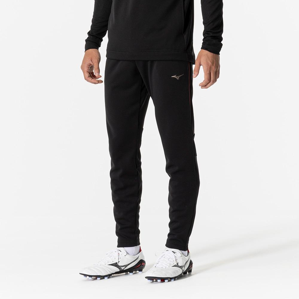 Mizuno Letter Logo Elastic Casual Pants Unisex Pants Black P2MDB005