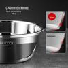 MECCOOK 304 Edelstahl Schüssel & Sieb Set