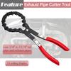 Chain Type Exhaust Pipe Cutter Copper Aluminum Cutting Cutting Wheels Chain Cutter GM Repair Tools 19-76mm Range